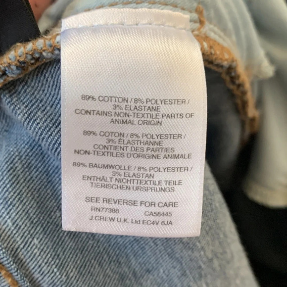 Madewell 9” High-Rise Skinny Jeans Ripped blue wash size 31 - Picture 7 of 13